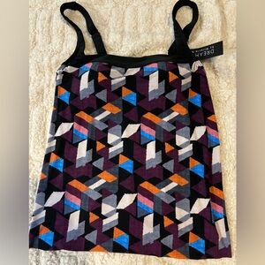 DreamSuit By Miracle Brands Tankini Top Women’s Size 10